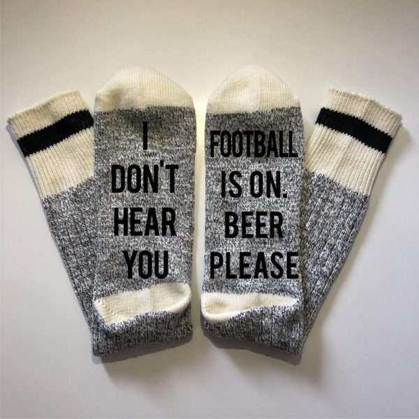 What She Said Creatives Football + Beer Socks