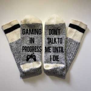 What She Said Creatives Gaming in Progress Socks