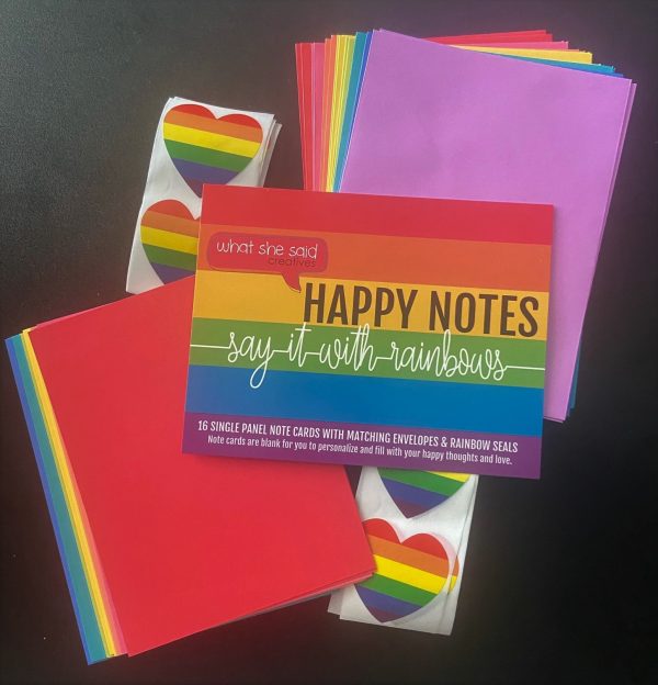 Rainbow Happy Notes